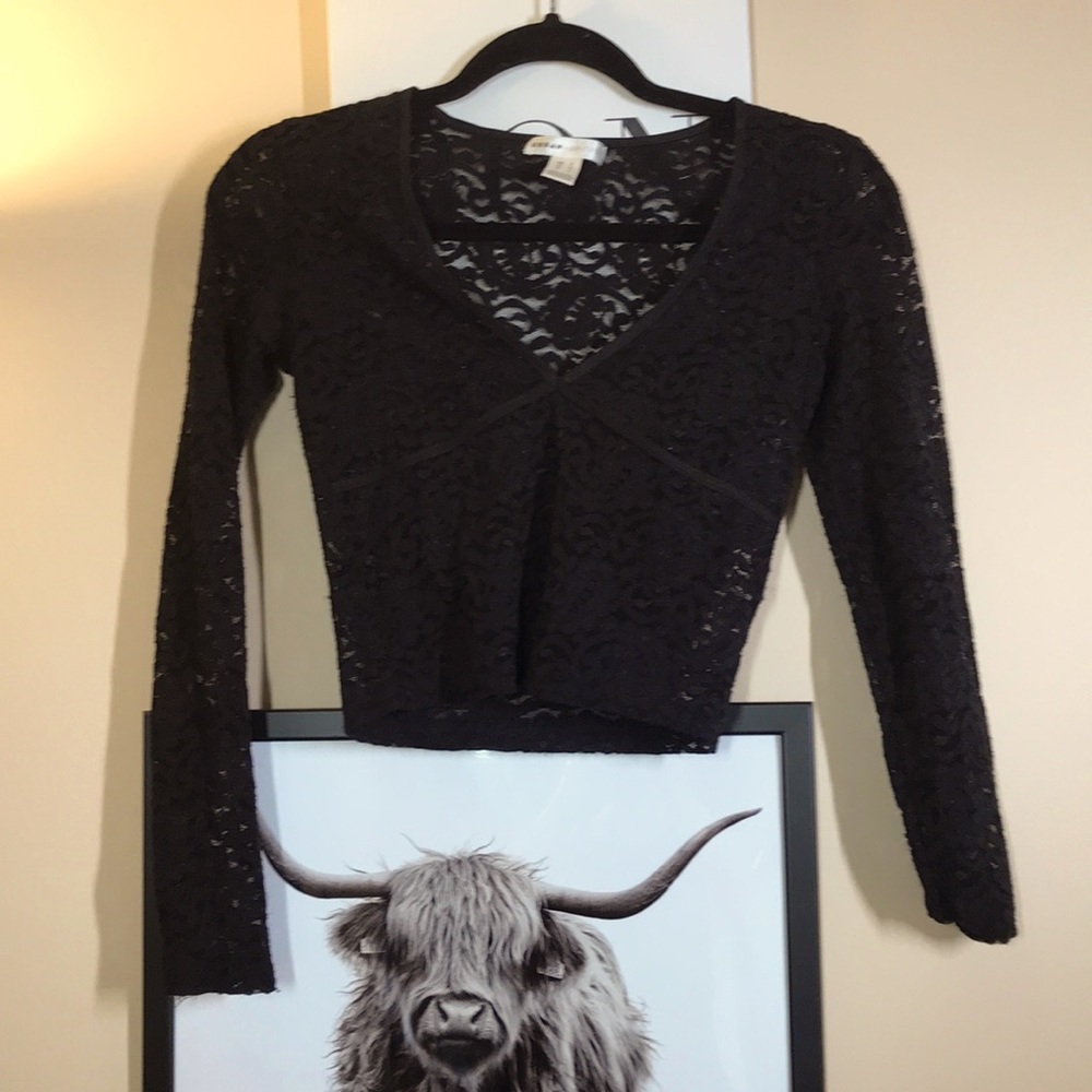 Black lace top